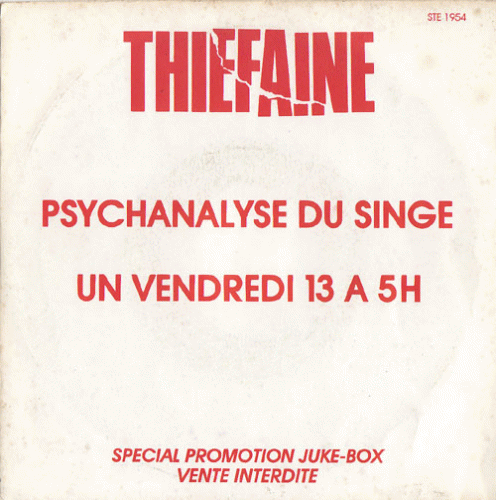 Hubert-Félix Thiéfaine : Psychanalyse du Singe - Un Vendredi 13 à 5H